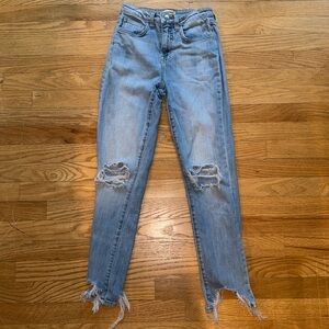 L’AGENCE light wash jeans size 24